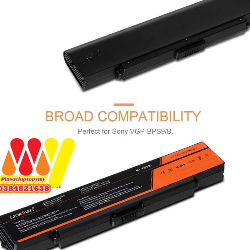 Pin laptop Sony Vaio VGN-CR13 VGN-CR131 VGN-CR140 VGN-CR15 VGN-CR150 VGN-CR190 VGN-CR203 NEW 100%