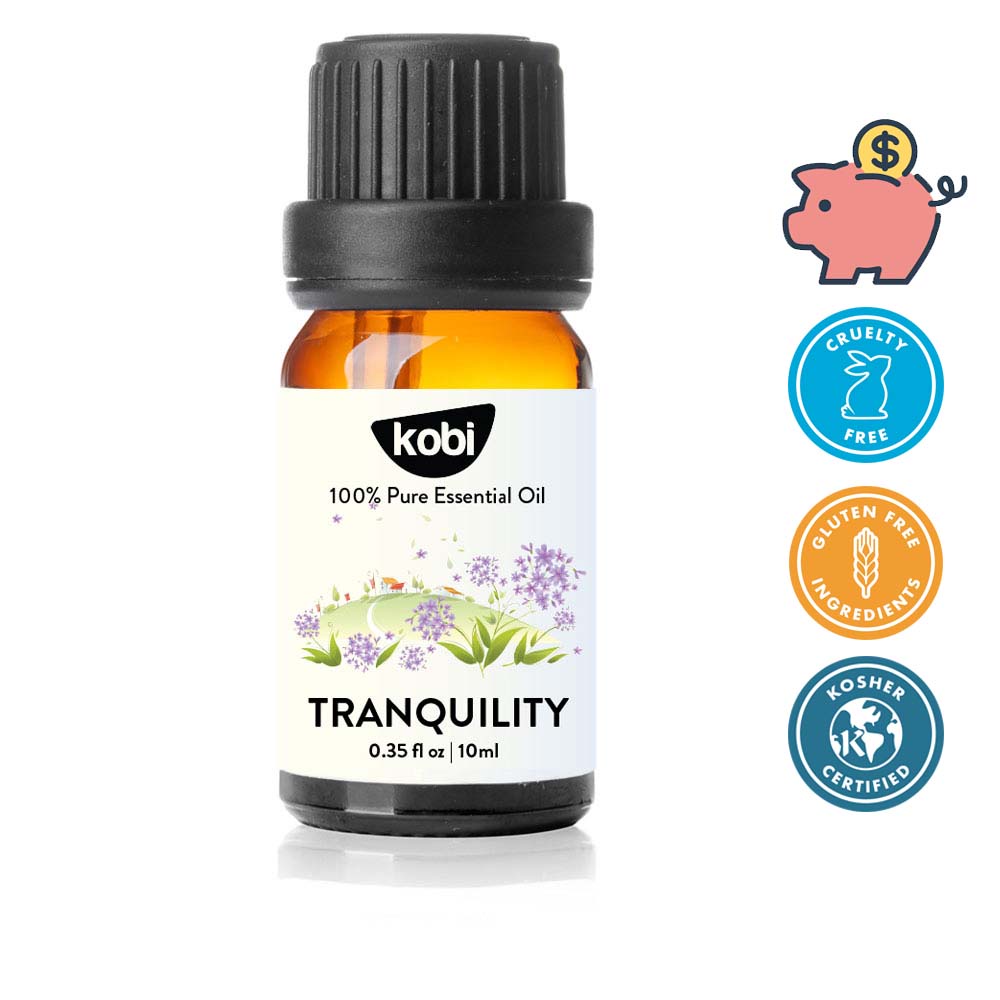 Tinh dầu Kobi Tranquility essential oil blend mang lại cảm giác yên bình, thanh thản -10ml