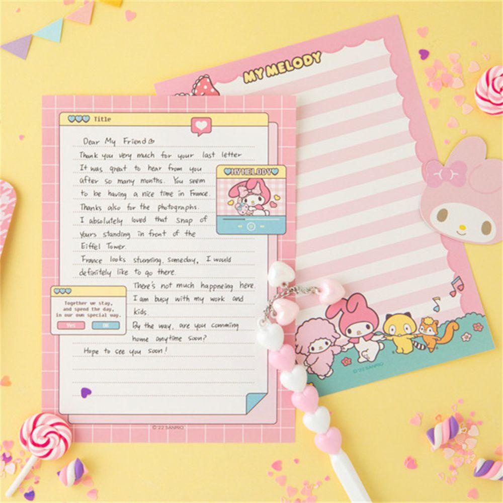 Sổ Ghi Chú Họa Tiết My Melody Cinnamoroll Dễ Thương Dành Cho Học Sinh