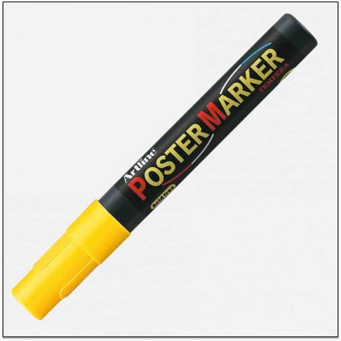 Bút marker viết vẽ lên kính Artline EPP-4 - Màu vàng (Yellow)