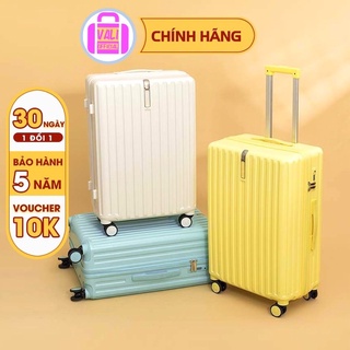 Vali kéo du lịch xách tay gân ngang bọc góc cao cấp hàng nội địa siêu bền valy ABS/PP siêu rẻ siêu đẹp thời trang