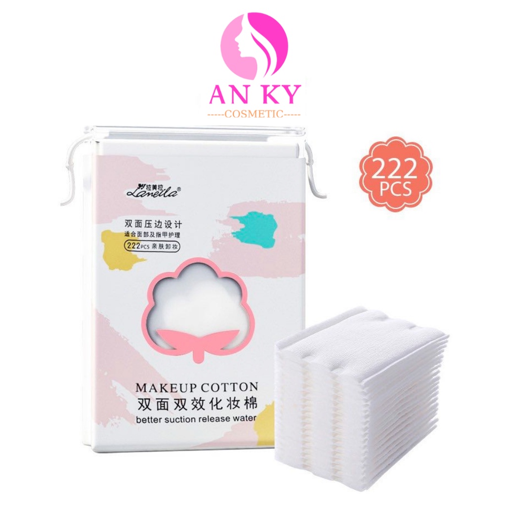 Bông Tẩy Trang Laneila Nội Địa Trung túi 222 miếng