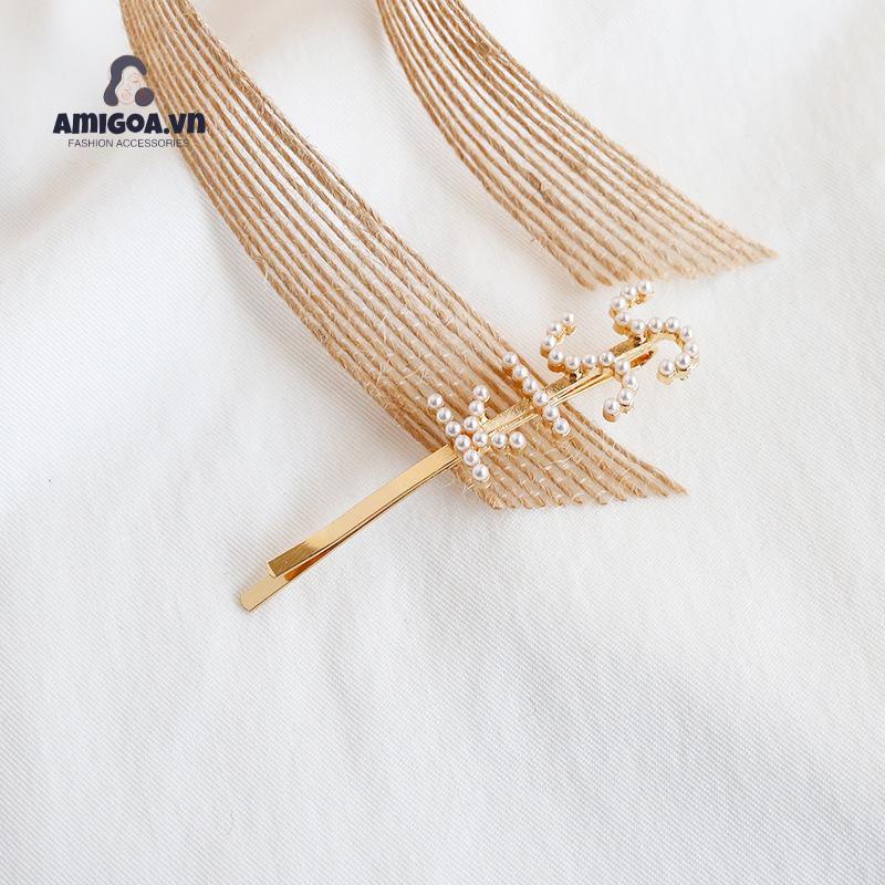 Kẹp Tóc Đính Ngọc Trai