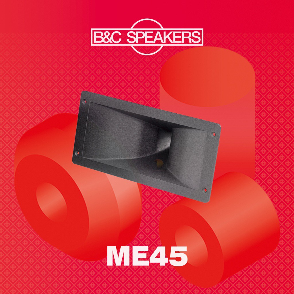HỌNG LOA TREBLE B&C SPEAKERS ME45- CHẤT LIỆU NHÔM ĐÚC - GIÁ 1 CHIẾC