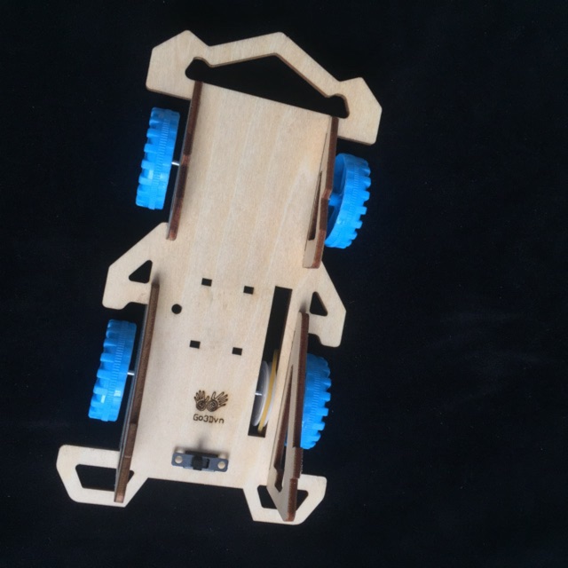Đồ chơi Stem lắp ghép bằng gỗ-Xe đua siêu tốc