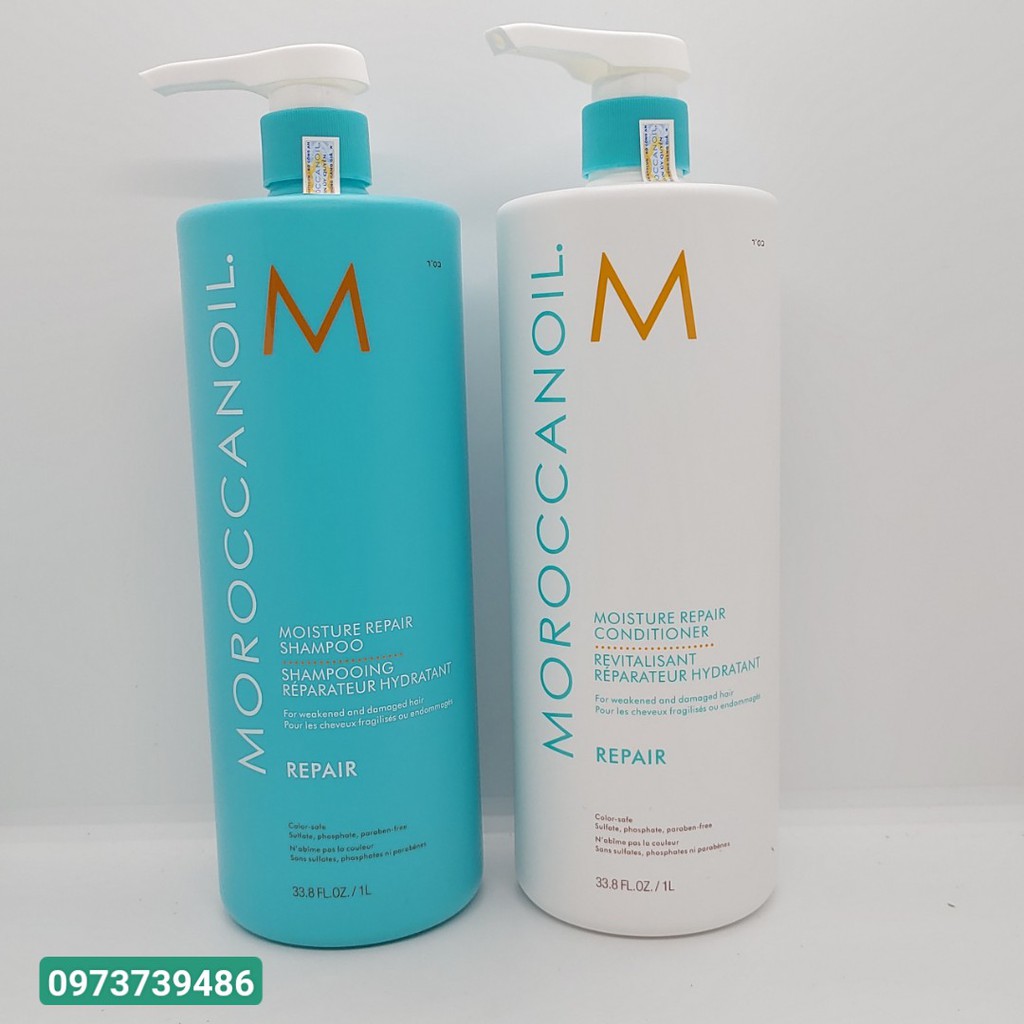 [Hàng Chuẩn] Dầu Gội Xả Dưỡng Ẩm Morocanoil  (1000ML * 2)