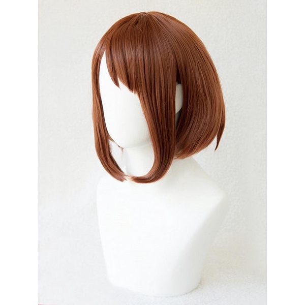Wig/tóc giả Uraraka Ochako  - Học viện anh hùng: Boku no Hero màu nâu