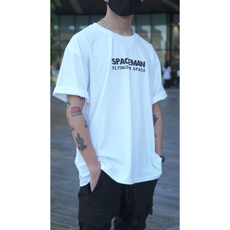 Áo Thun Nam Nữ Form Rộng Tay Lỡ 2s Clothing Áo Thun Cổ Tròn Form Rộng Cotton Dáng Oversize Basic Phi Hành Gia TV5069 | BigBuy360 - bigbuy360.vn