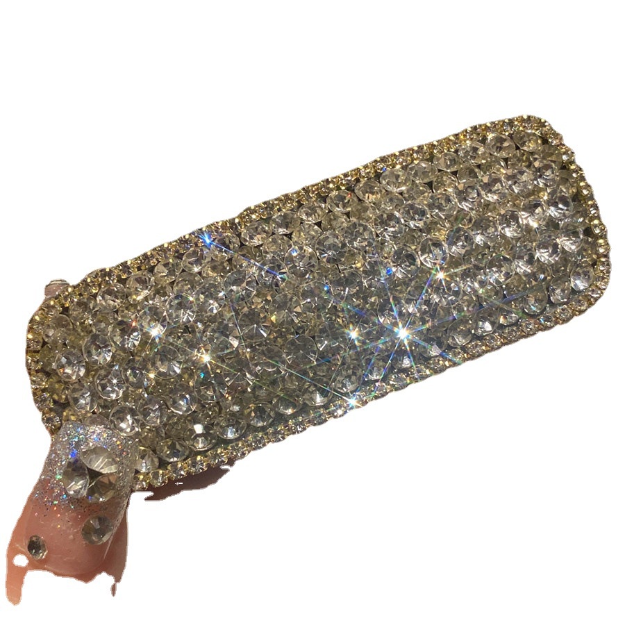 Kẹp tóc mái đính đá lấp lánh phong cách Hàn Quốc thời trang dành cho nữ