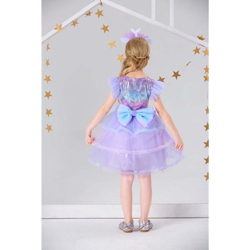 Đầm tiên cá/ Phụ kiện hóa trang tùy chọn đáng yêu dành cho bé gái