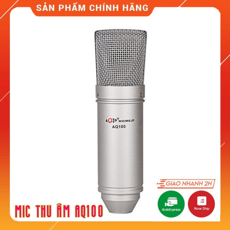 Micro Thu Âm Aqta AQ100 . Kiểu Dáng Cực Đẹp , Bắt Âm Cực Tốt , Thích Hợp Mọi Loại Sound Card .Bảo Hành 12 Tháng