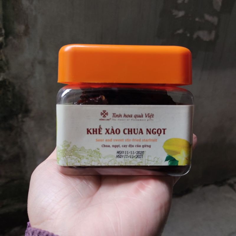 KHẾ XÀO CHUA NGỌT HỒNG LAM