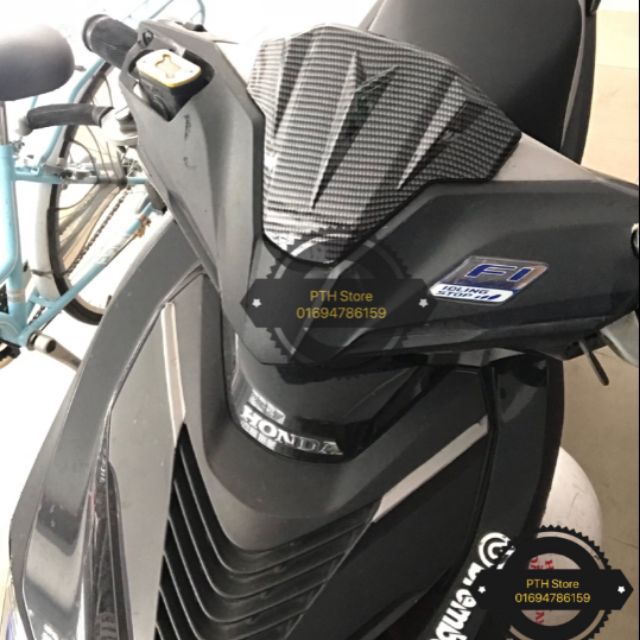 Combo ốp mão, đồng hồ cacbon AIR BLADE 2018