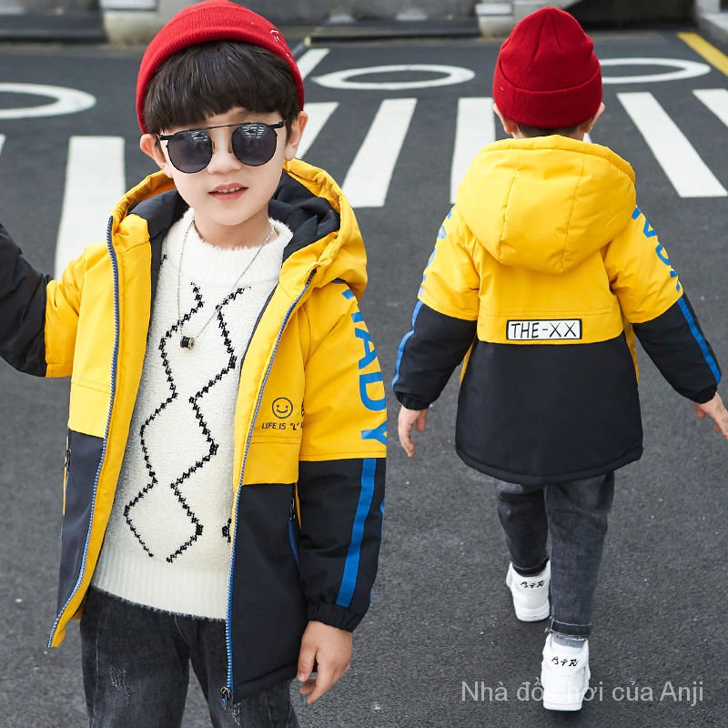 Boy Thick Coat Autumn And Winter Cotton Coat Kids Winter Coat