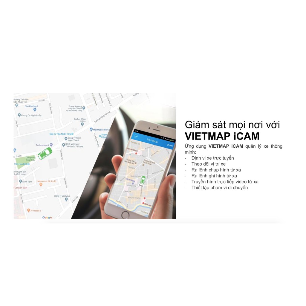 VietMap ICAM VM100 Camera Hành Trình Ghi Hình Trực Tuyến