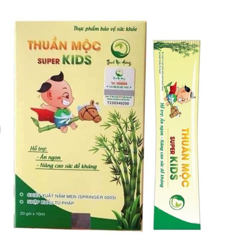 [CHÍNH HÃNG] Siro Ăn Ngon, Tăng Đề Kháng Thuần Mộc Super Kids T.M.H