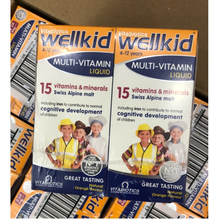 Vitamin tổng hợp Wellkid Multivitamin 150ml