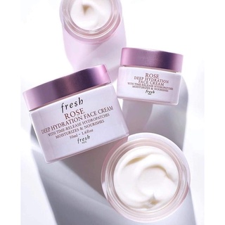 Duty free] Kem dưỡng ẩm FRESH ROSE DEEP HYDRATION FACE CREAM 50ml