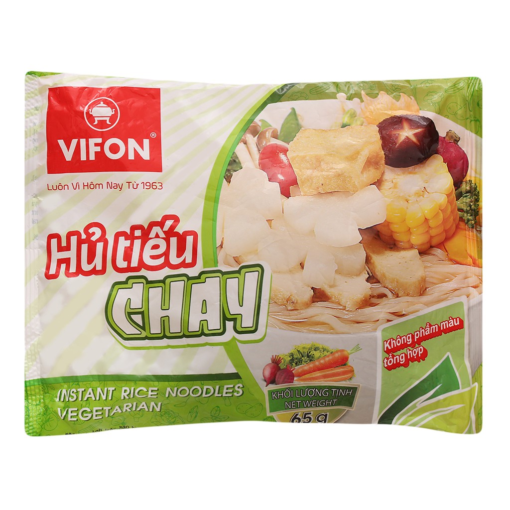 Hủ tiếu chay / Mì ly chay Vifon gói 65g