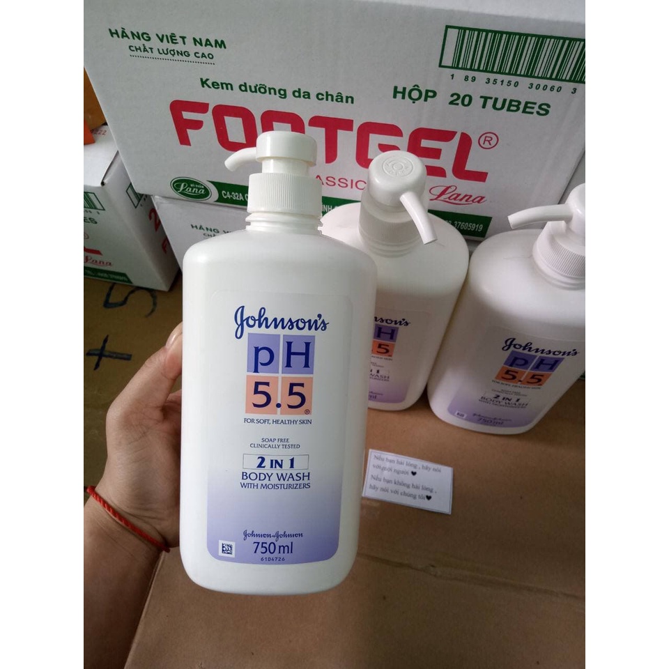 Sữa tắm johusous ph5.5 (750ml)