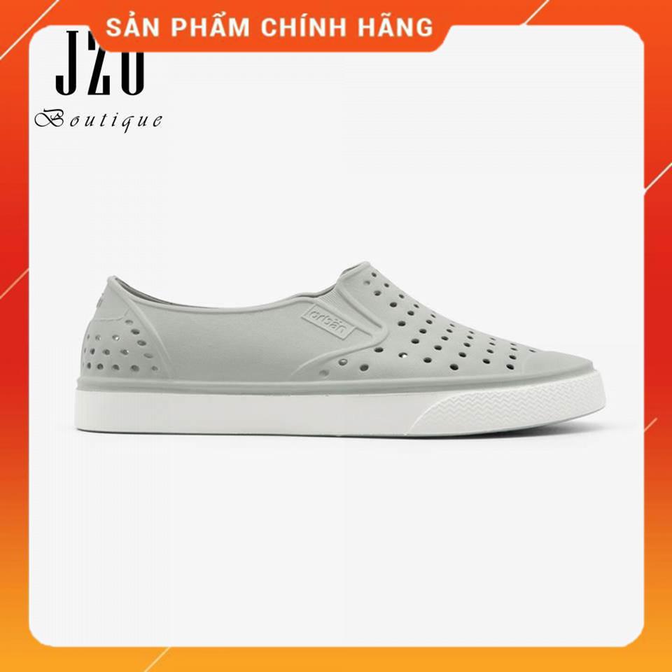 VỈ 4 HỘP KUN-  Giày nhựa URBAN nam nữ đi mưa đi biển D22001 - Ghi trắng MSP37465