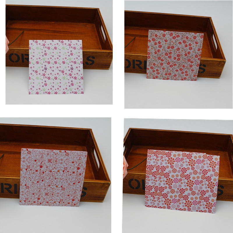Set 72 Giấy Vuông 15 * 15cm Họa Tiết Giấy Xếp Origami