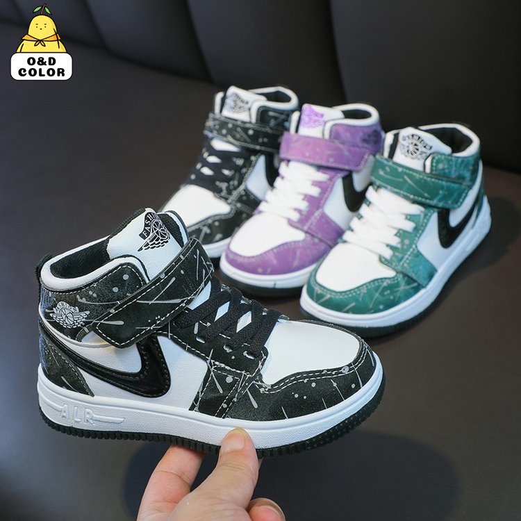 Giày Thể Thao Thoáng Khí Có Khóa Dán Cho Bé Size 26-37