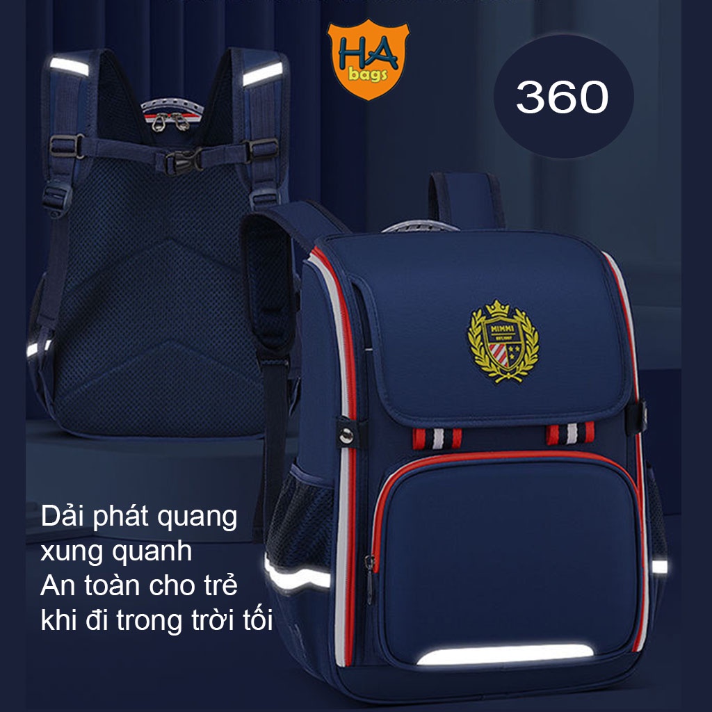 Ba lô đi học HABAGS phong cách hoàng gia Anh dành cho học sinh tiểu học HA1021