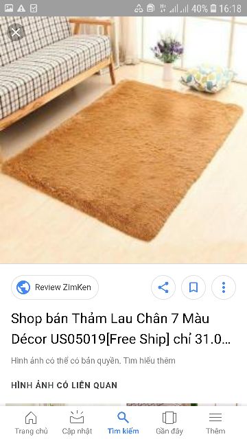 Thanh lý thảm lông