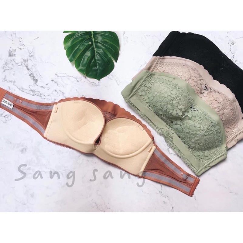 Áo lót cup ngực ren đệm bàn tay 906