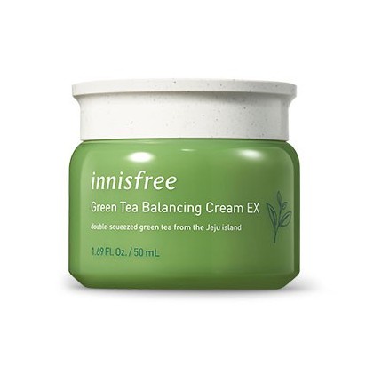 KEM FACE INNISFREE GREEN TEA BALANCING CREAM EX 50ML