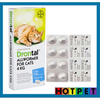 Viên nhai xổ giun cho mèo Drontal mèo - Drontal Cat cho mọi lứa tuổi [Giá 1 Viên]