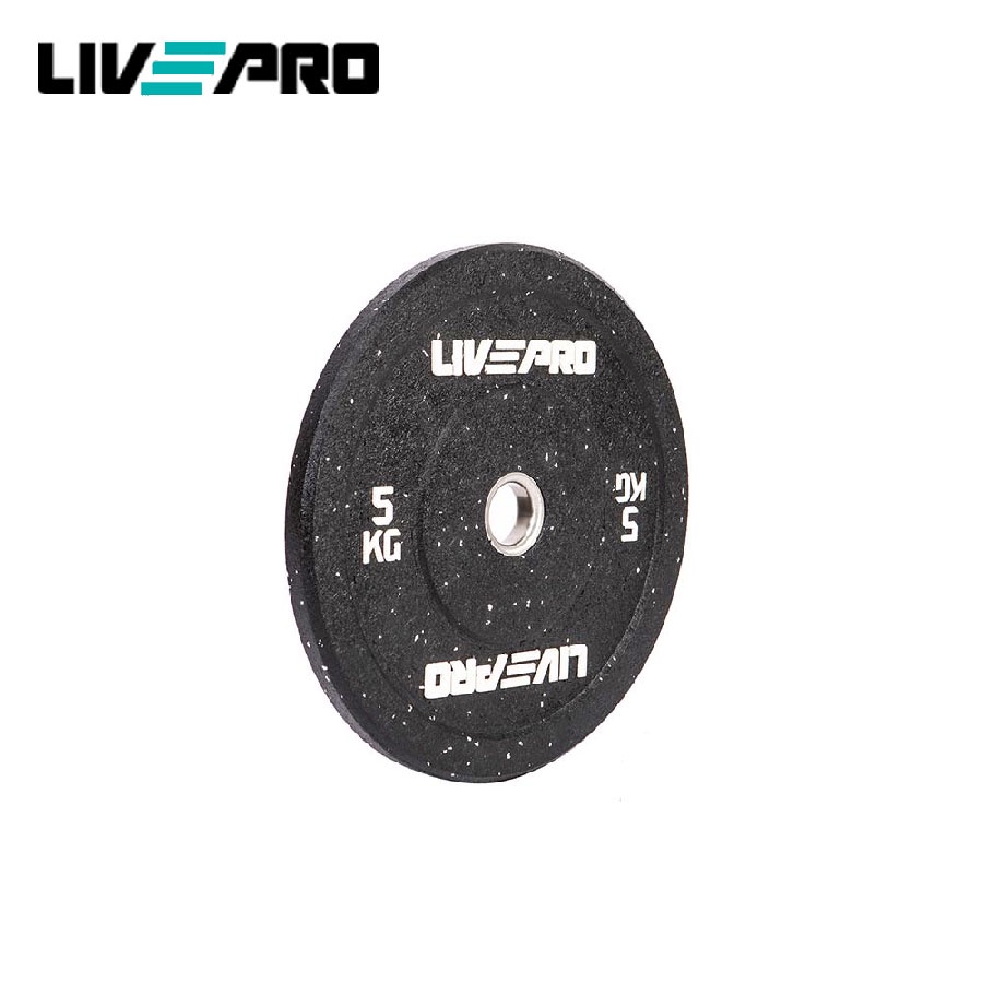 Tạ đĩa, tạ miếng phụ kiện thể thao tập gym 25KG Livepro chính hãng LP8026