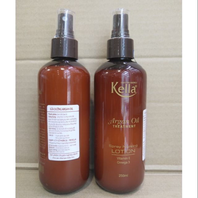 Sữa dưỡng tóc Kella Argan Oil Treatment 250ml