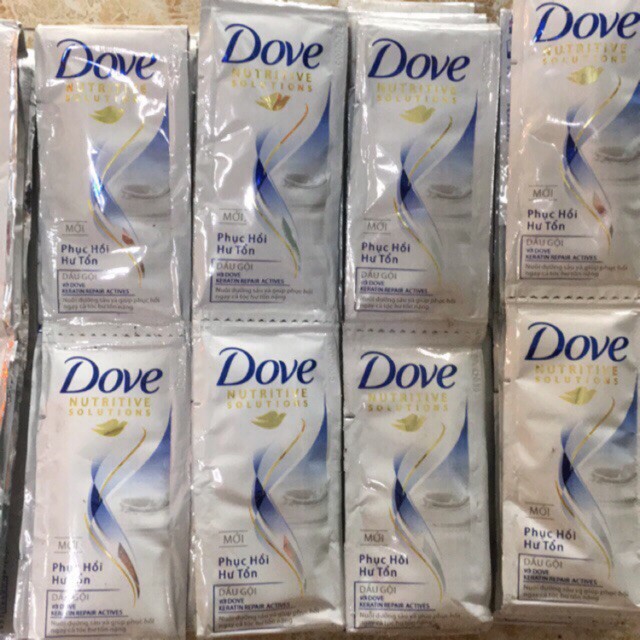 Thùng dầu gội - xả Dove Phục hồi hư tổn (720 gói)