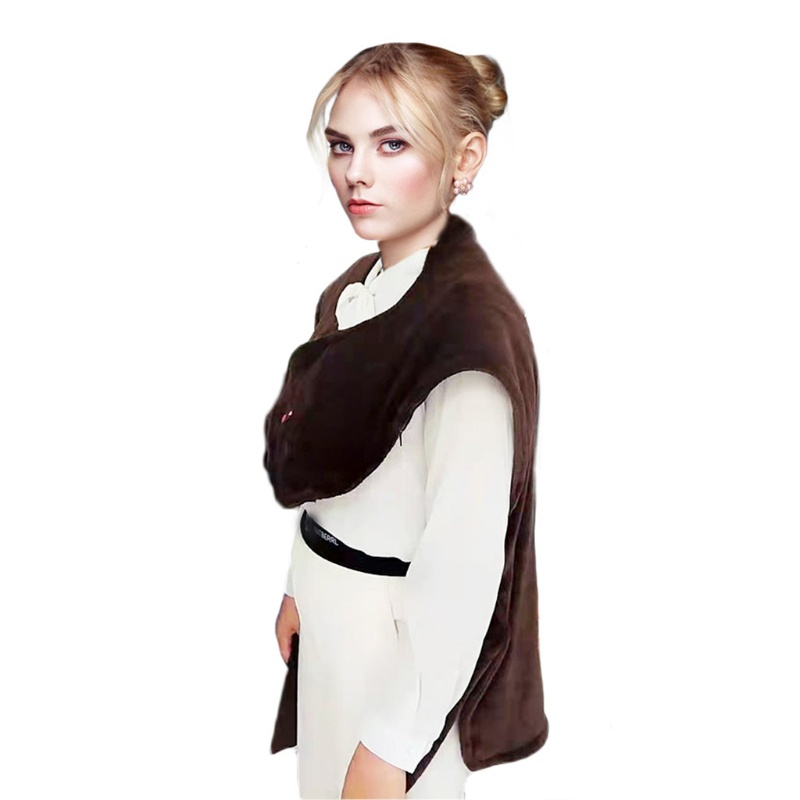 Khăn Choàng Cổ Sưởi Ấm Bằng Điện Có Thể Giặt Sạch Dành Cho Người Già