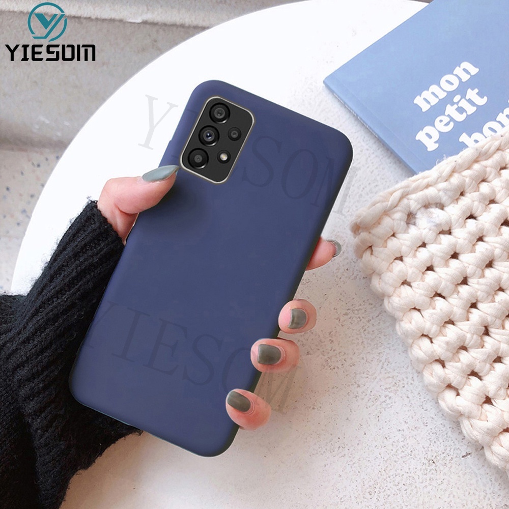 Ốp Điện Thoại TPU Silicone Mềm Màu Kẹo Nhám Cho Samsung Galaxy A23 A33 A53 A73 5G