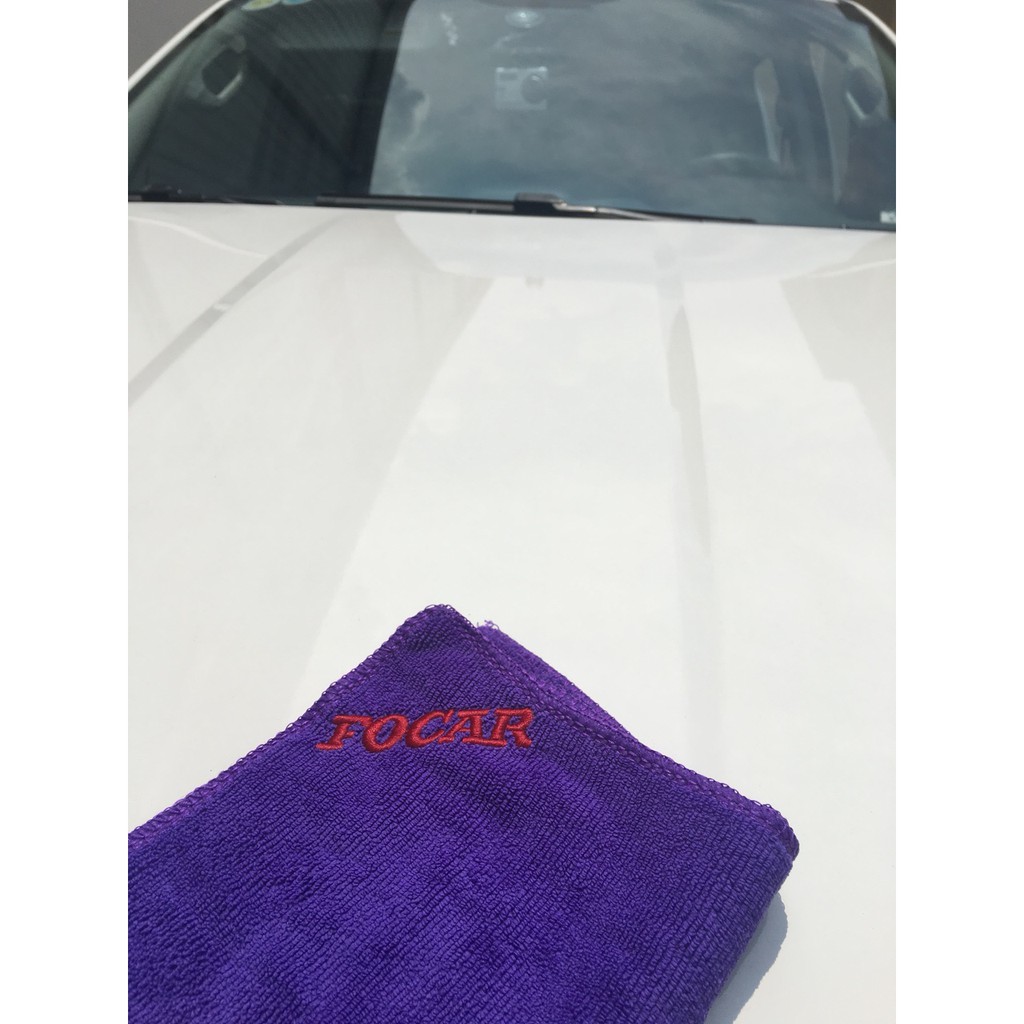 Khăn lau xe ô tô Microfiber size 32x36cm