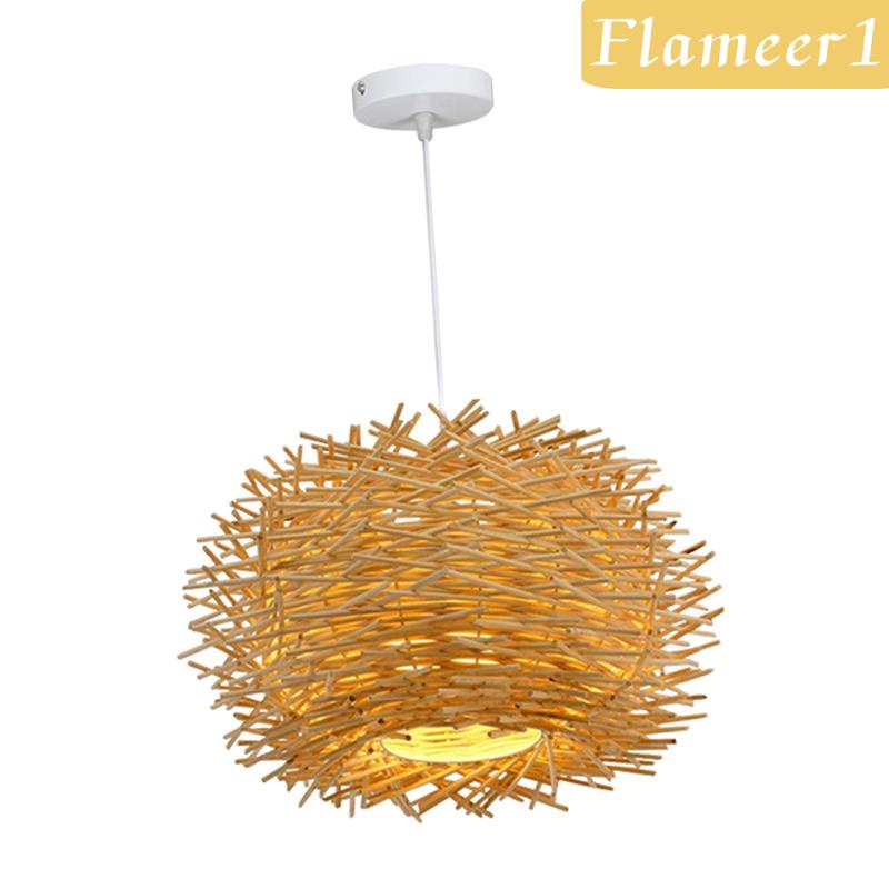 [Flameameer1] Đèn Treo Trần Nhà Hình Tổ Mây Tự Nhiên
