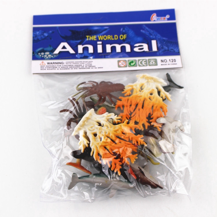 12 mô phỏng khủng long động vật hoang dã động vật biển côn trùng đồ chơi trẻ em 
