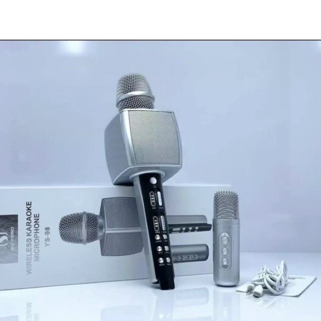 MIC KARAOKE KHÔNG DÂY BLOOTOTH YS 98 - MIC CAO CẤP - ÂM THANH SỐNG ĐỘNG