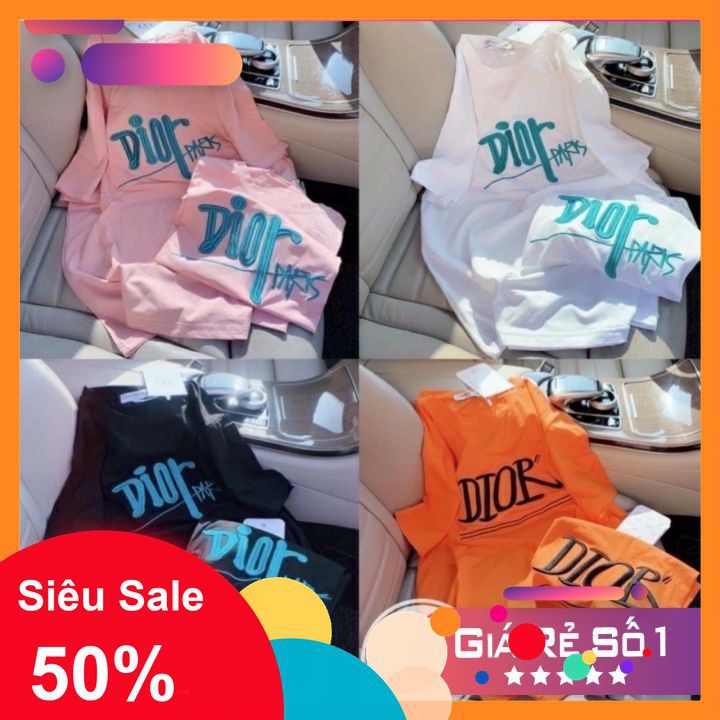 [Rẻ Vô Địch Bán Sỉ Áo Phông Cộc 3 Màu Thêu D.R Cho Nữ Siêu Hot