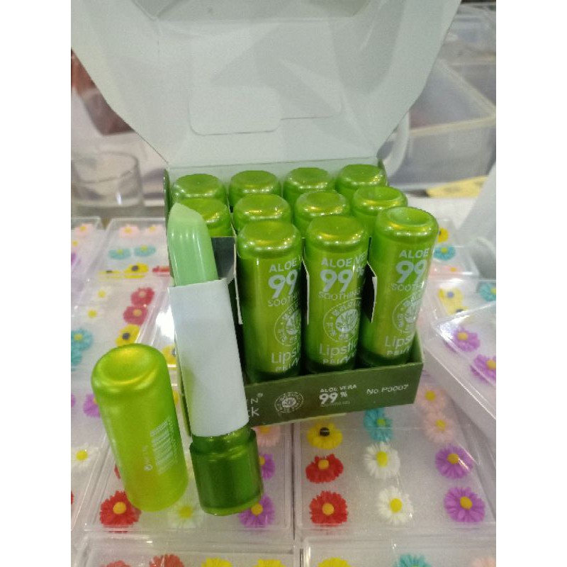 Bán cả lố 12 cây son dưỡng môi lô hội 99%