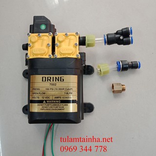 Đầu nối ra dùng cho bơm đôi 12V, 8mm và 14mm