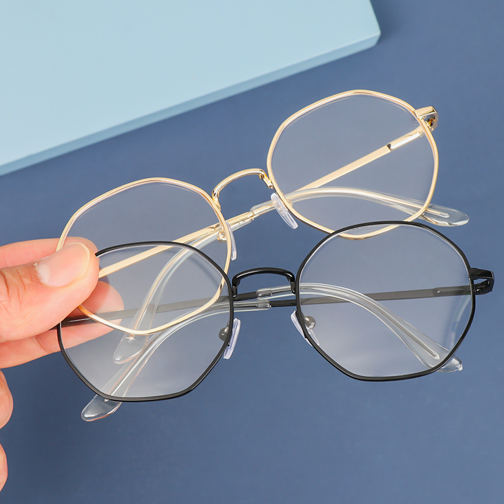 Mắt Kính Gọng Kim Loại Kiểu Dáng Cổ Điển