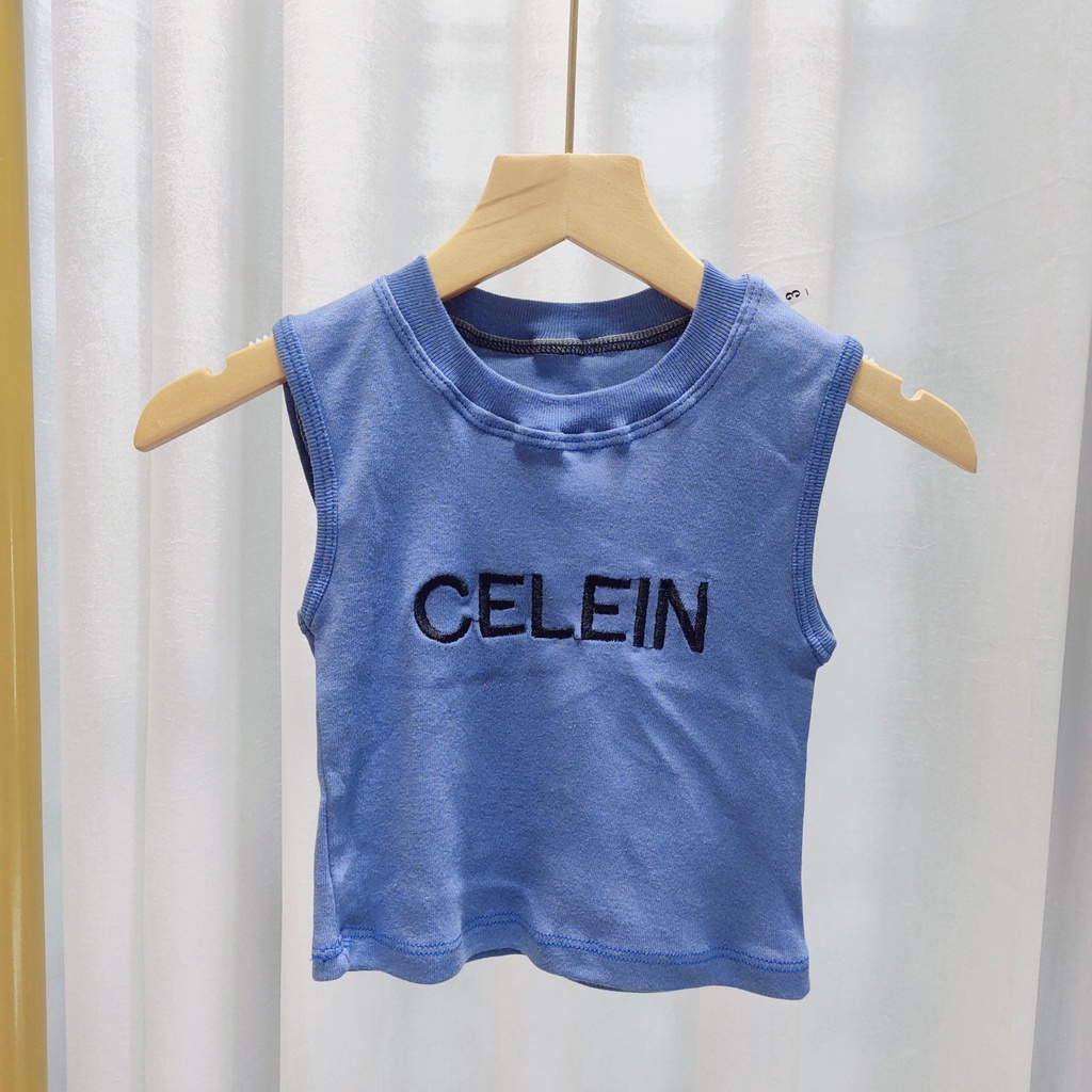 Áo croptop Celein cho bé gái 8-18kg QATE843