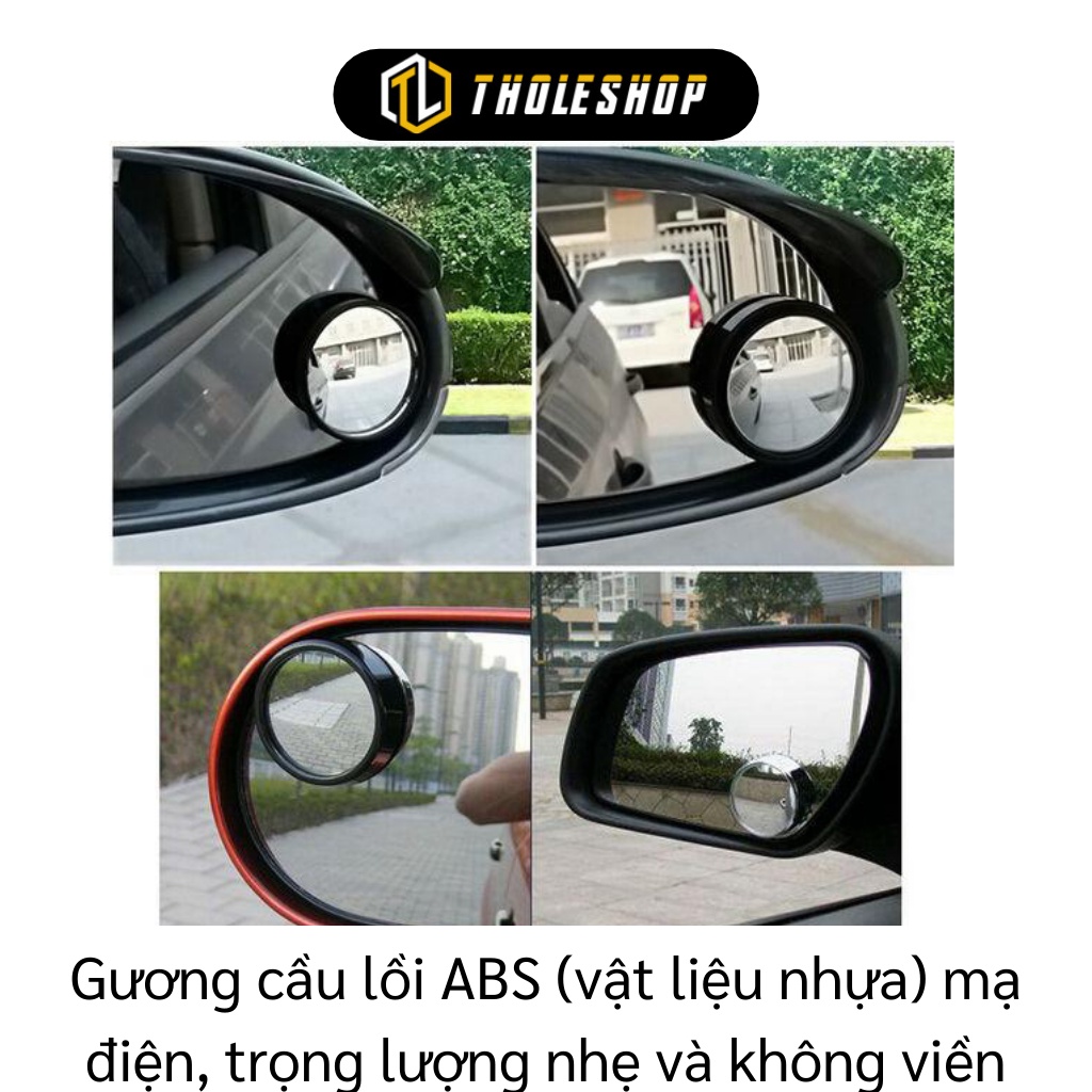 Gương chiếu hậu ô tô - Combo 2 Chiếu hậu gương nhỏ tròn Spot Mirror dùng cho các loại xe 3111