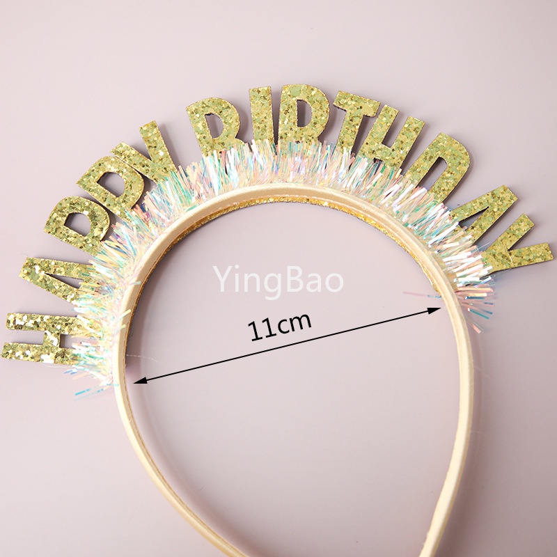 Mũ Vương Miện Lấp Lánh Trang Trí Sinh Nhật Cho Bé Gái