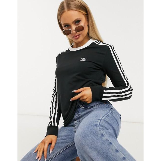 Áo das tay dài 3 sọc - 100% cotton vải 4 chiều xuất xịn