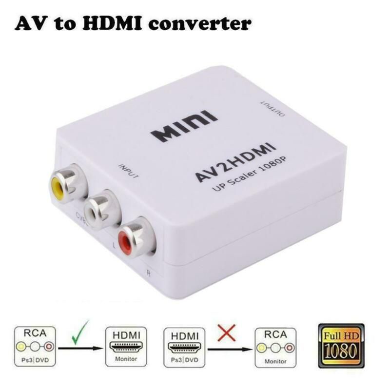 Bộ chuyển đổi âm thanh và video AV sang HDMI Full HD 1080P CVBS tổng hợp sang HDMI